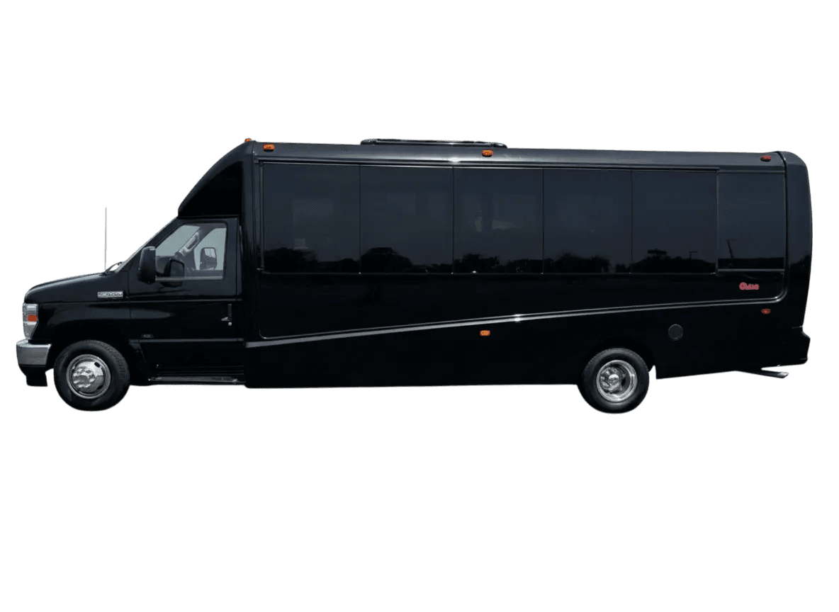 Executive motorcoach for large events and corporate shuttles
